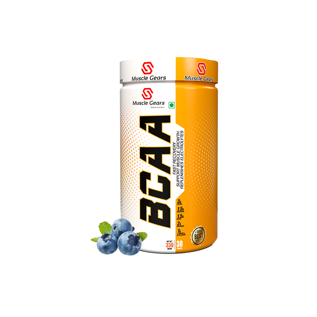 MUSCLE GEARS BCAA 330 GM BLUEBERRY