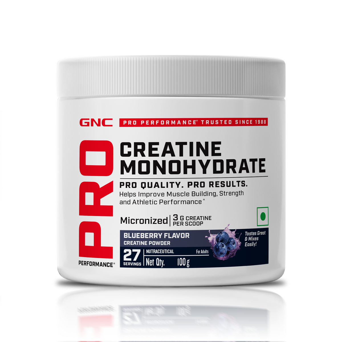 GNC PRO PERFORMANCE CREATINE 100 GM BLUEBERRY