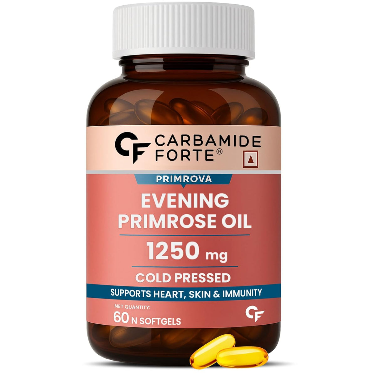 CARBAMIDE FORTE PRIMROVA EVENING PRIMROSE OIL 1250 MG 60 SOFTGELS