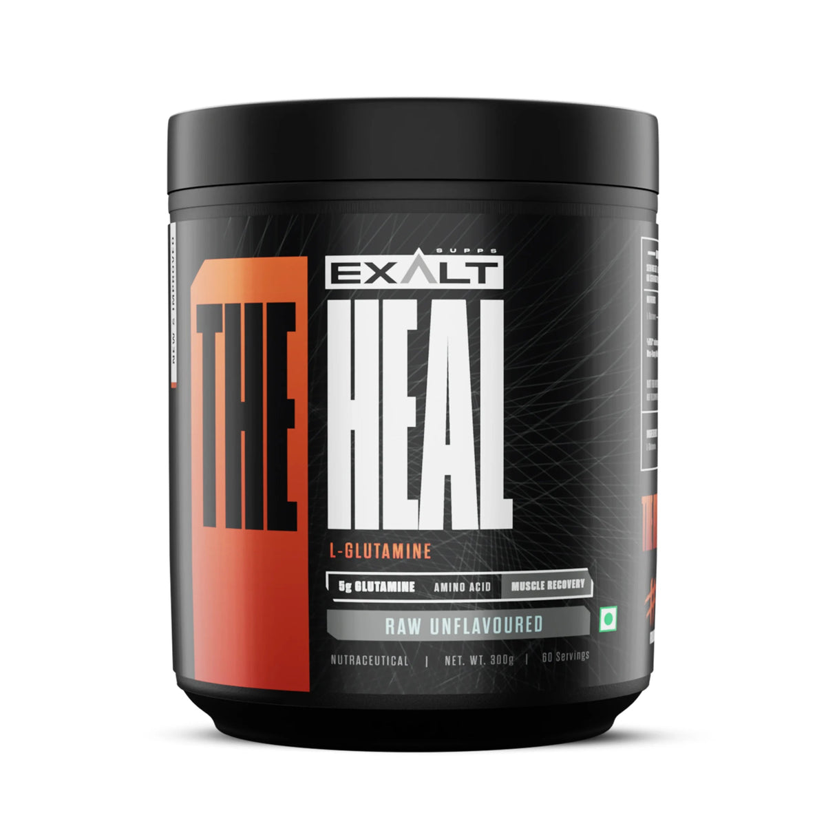 EXALT HEAL L-GLUTAMINE 300 GM RAW UNFLAVOURED