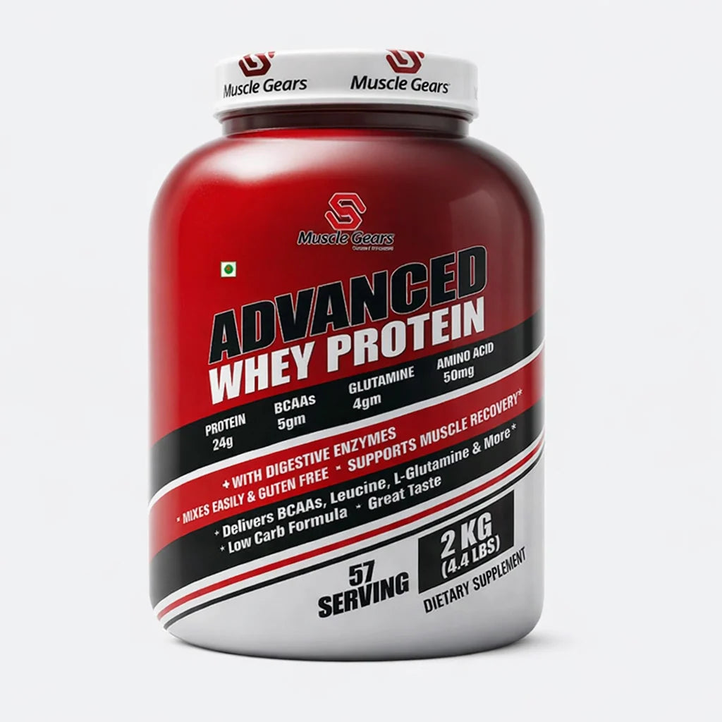 Muscle Gears Advanced Whey 2 Kg Malai Kulfi
