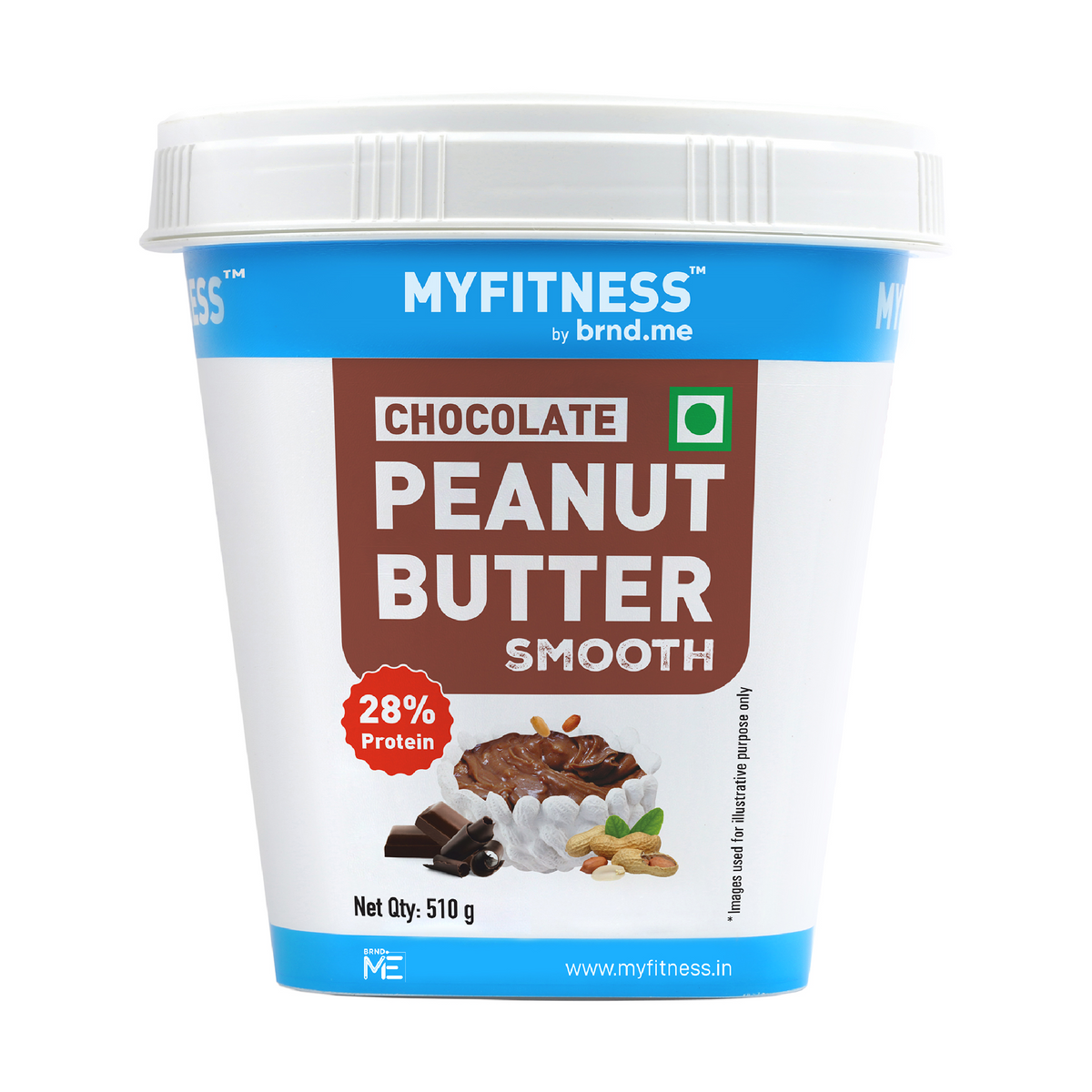 MYFITNESS PEANUT BUTTER 510 GM CHOCOLATE SMOOTH