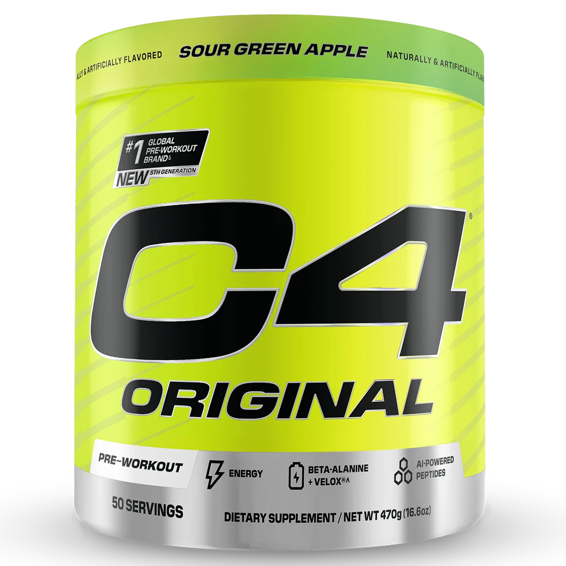 Cellucor C4 Original Pre-Workout 470 Gm Sour Green Apple - front