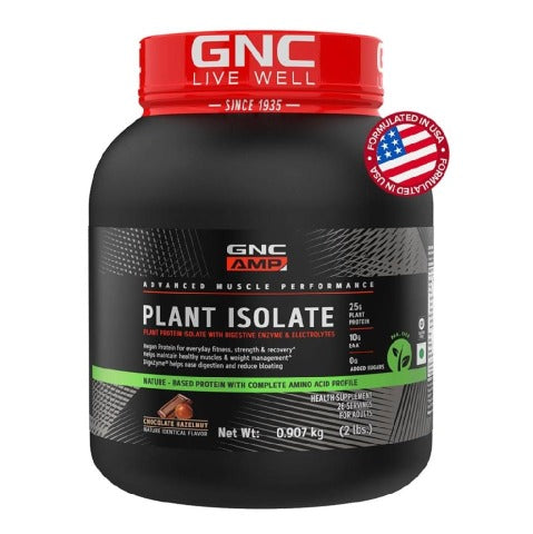 Gnc Superfoods Plant Isolate 907 Gm Chocolate Hazelnut - front