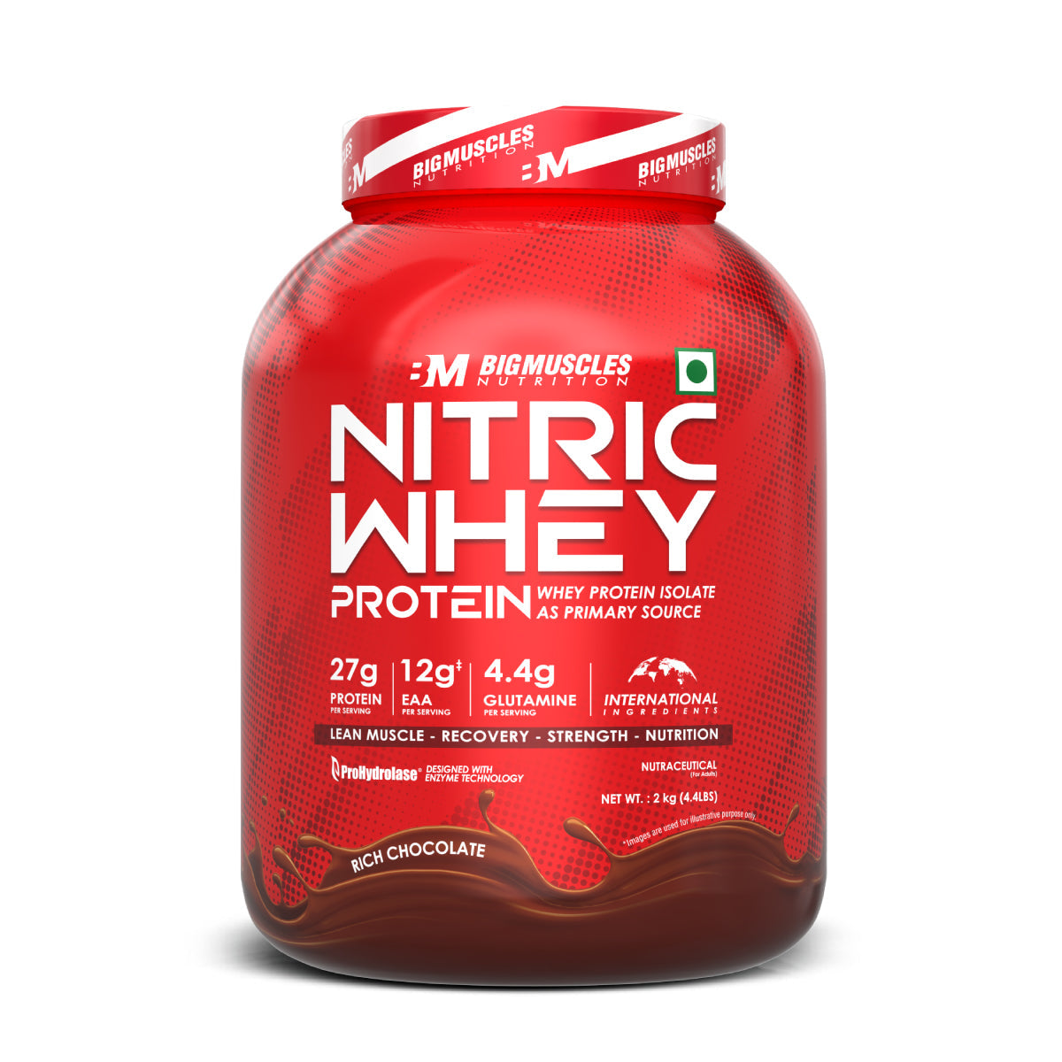 BIGMUSCLES NITRIC WHEY 2 KG CHOCOLATE