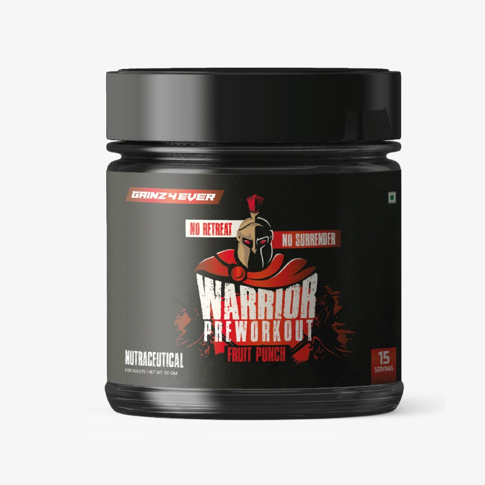 GAINZ4EVER WARRIOR PRE-WORKOUT 90 GM FRUIT PUNCH