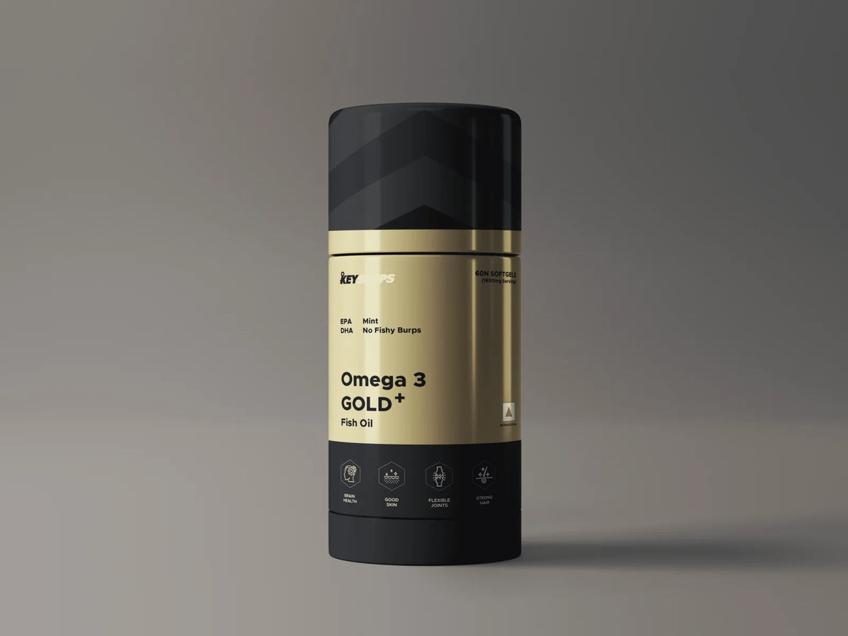 KEYSUPPS OMEGA 3 GOLD+ FISH OIL 60 CAPSULES