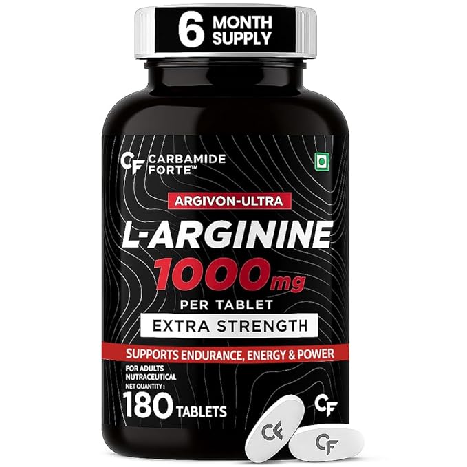 CARBAMIDE FORTE L-ARGININE 1000 MG 180 TABLETS