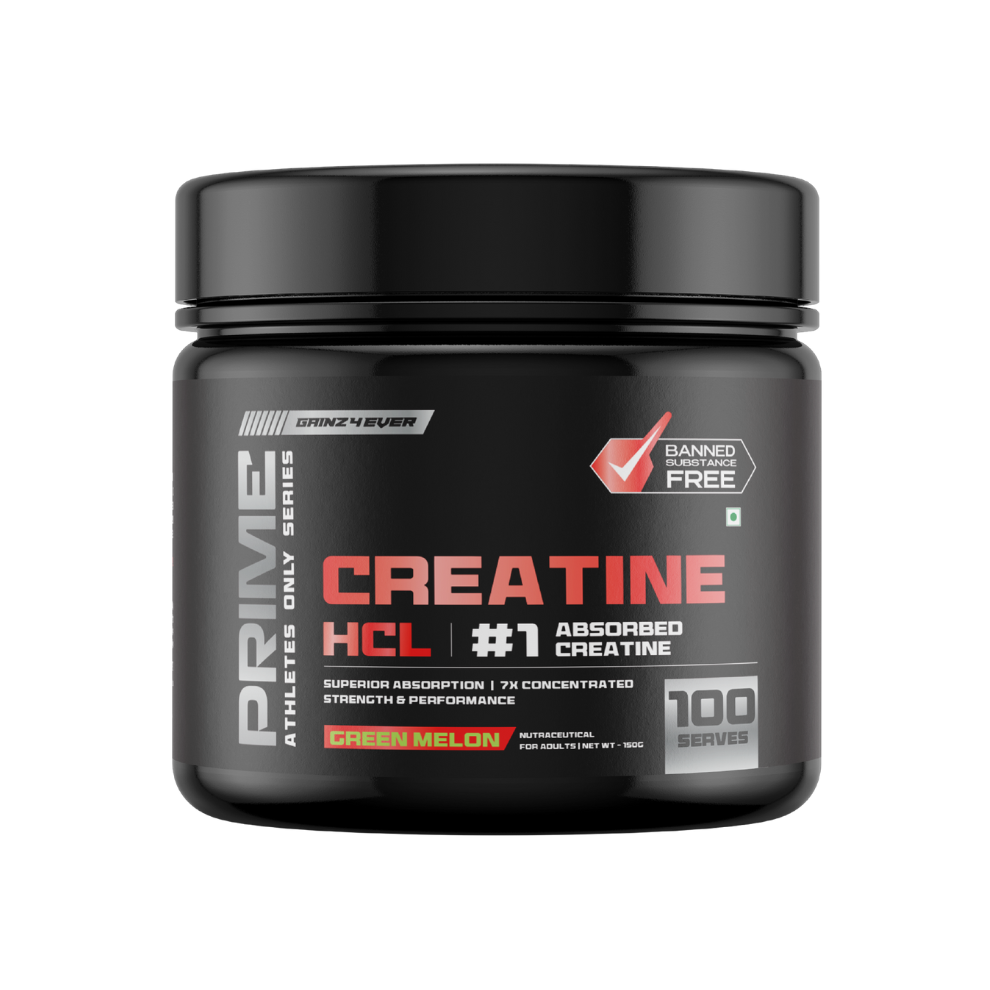 GAINZ4EVER PRIME CREATINE HCL 150 GM GREEN MELON