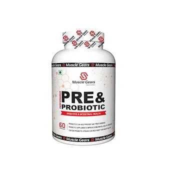 MUSCLE GEARS PRE & PROBIOTIC 60 CAPSULES