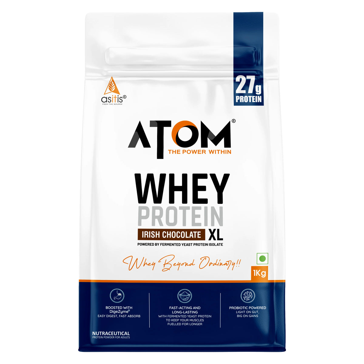 Asitis Atom Whey Protein Xl 1 Kg Irish Chocolate