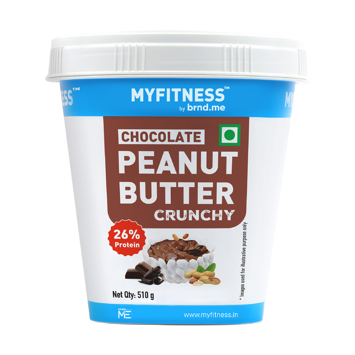 MYFITNESS PEANUT BUTTER 510 GM CHOCOLATE CRUNCHY