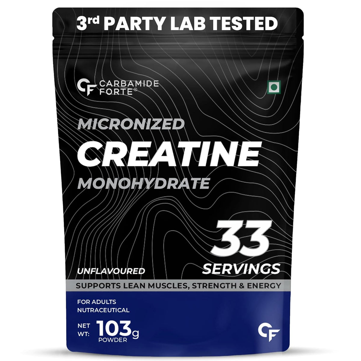 CARBAMIDE FORTE MICRONIZED CREATINE MONOHYDRATE 103 GM UNFLAVOURED