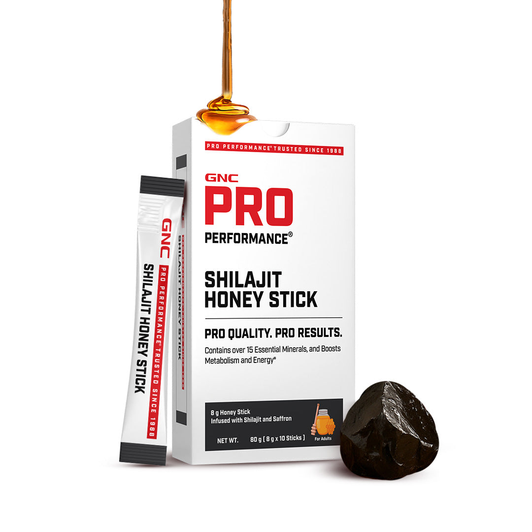GNC PRO PERFORMANCE SHILAJIT HONEY STICK 80 GM (8 GM X 10 STICKS)