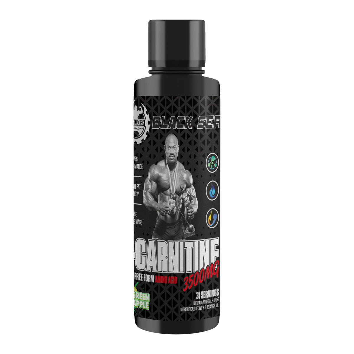 DEXTER JACKSON BLACK SERIES L-CARNITINE 3500 MG GREEN APPLE