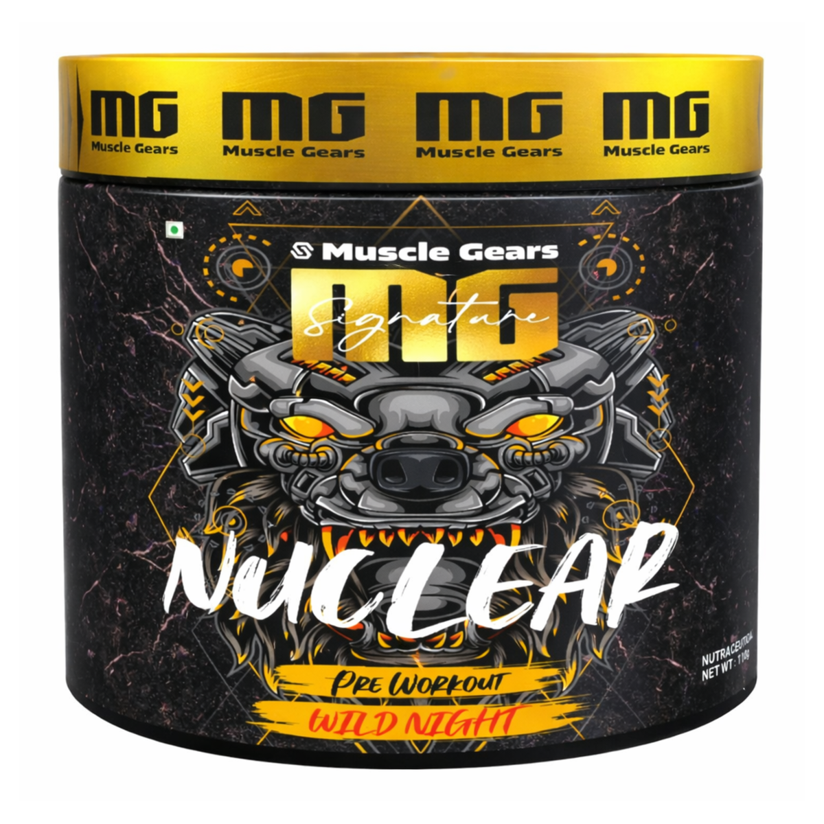 MUSCLE GEARS NUCLEAR PRE-WORKOUT 110 GM WILD NIGHT
