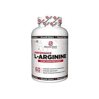 MUSCLE GEARS PERFORMANCE L-ARGININE 60 CAPSULES