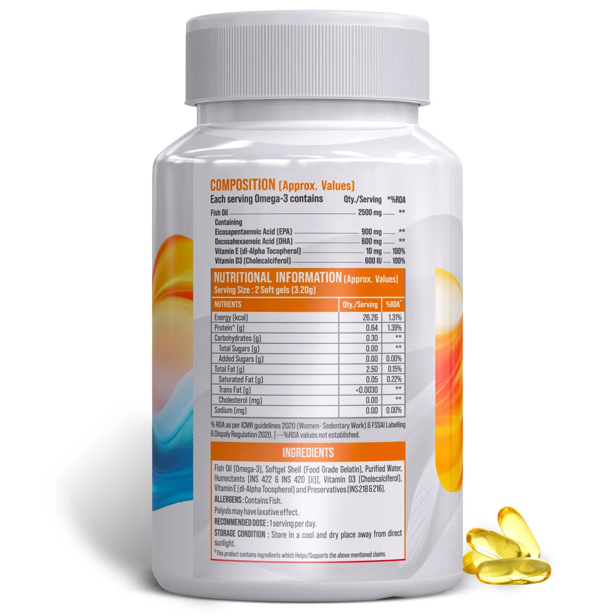 Bigmuscles Omega-3 Triple Strength Fish Oil 60 Softgels