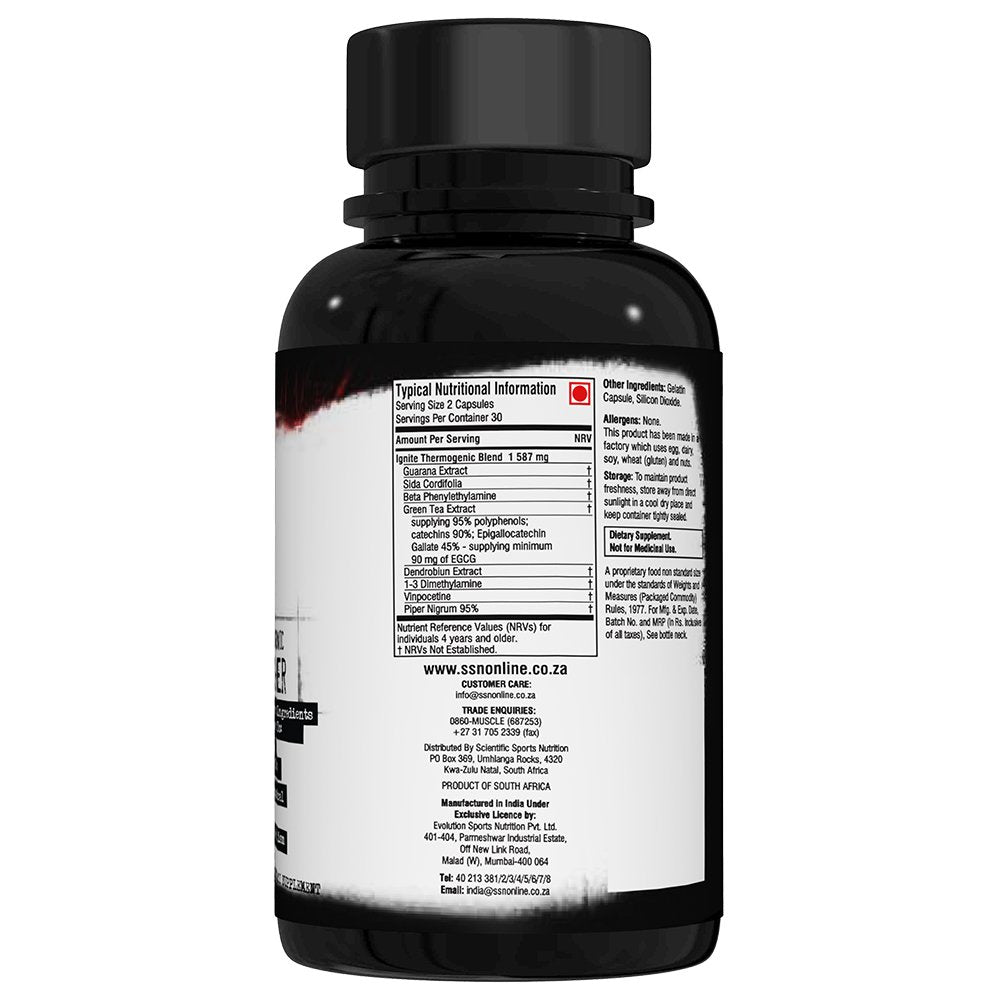 SSN Ignite Fat Scorcher 60 Capsules image 2