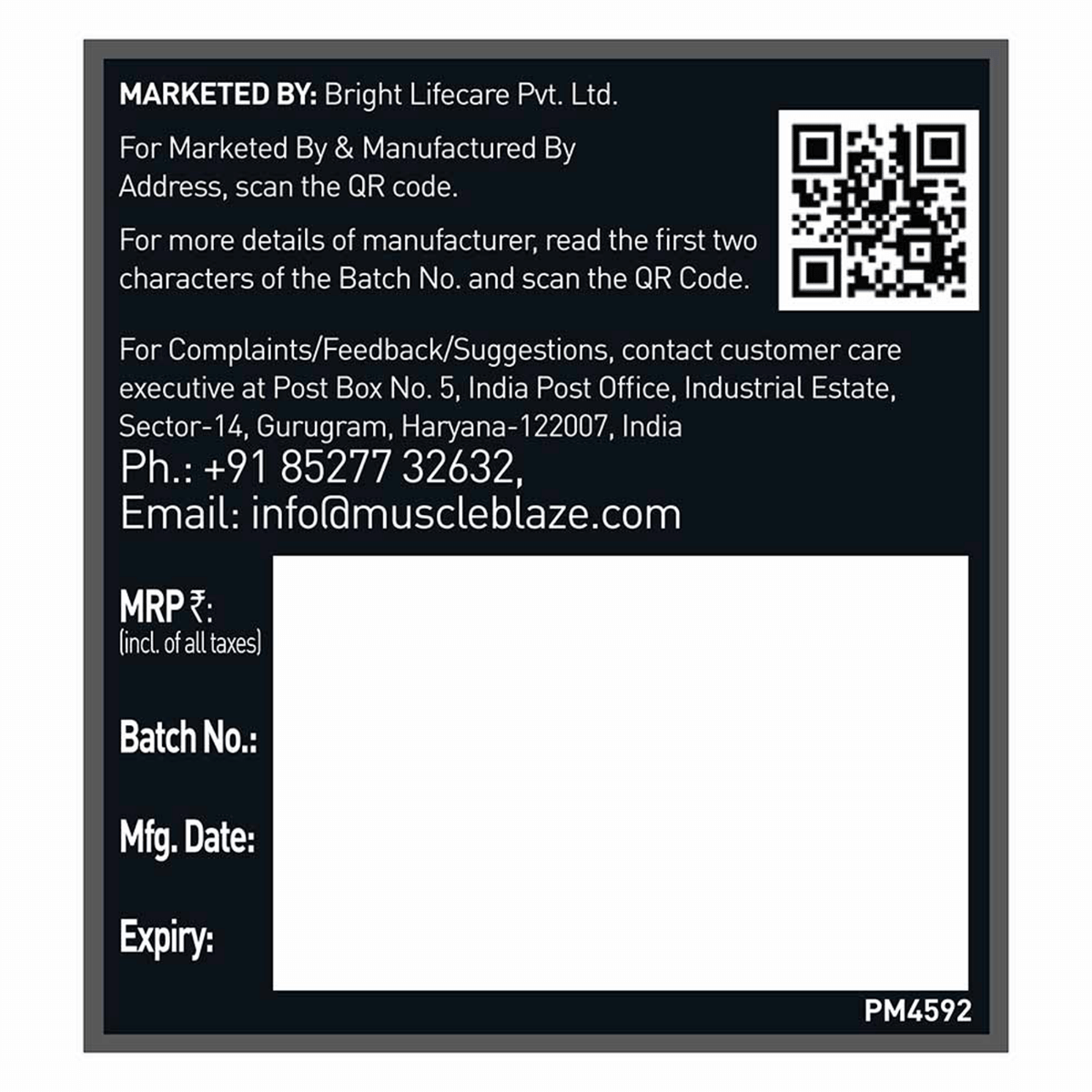 MUSCLEBLAZE CREAMP CREATINE 120 GM CANDY RUSH