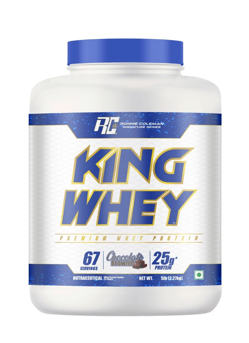Ronnie Coleman King Whey 2.27 Kg Chocolate Brownie - front