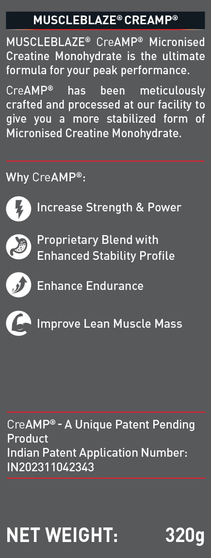Muscleblaze Creamp Creatine 320 Gm Watermelon Kool Aid