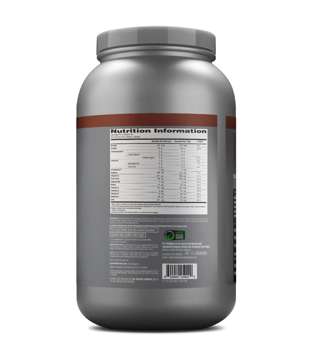 ISOPURE LOW CARB 100% WHEY PROTEIN ISOLATE 2 KG DUTCH CHOCOLATE