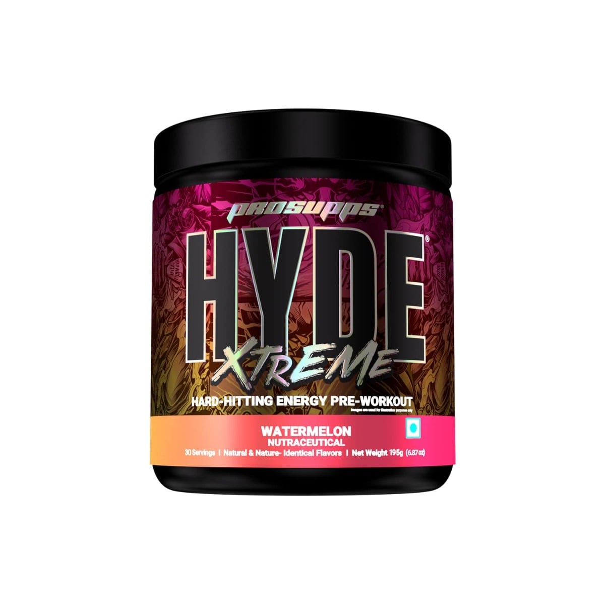 Prosupps Hyde Xtreme 195 Gm Watermelon - front