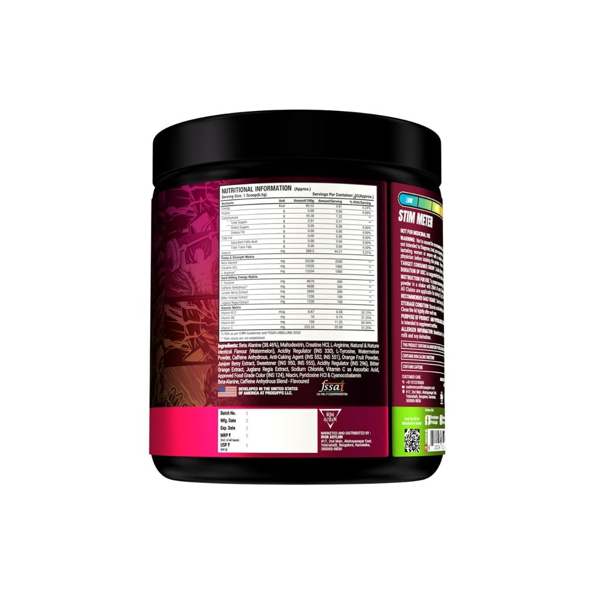 PROSUPPS HYDE XTREME 195 GM WATERMELON