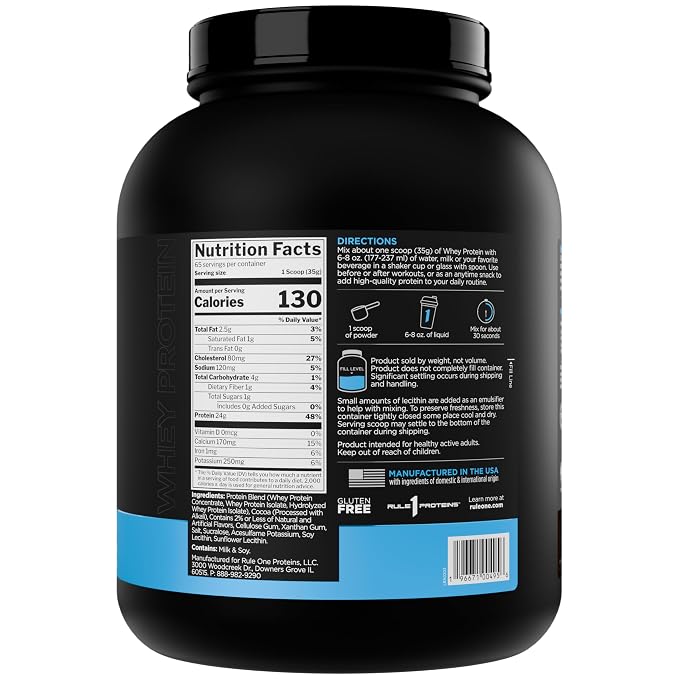 RULE 1 WHEY BLEND 2.28 KG CHOCOLATE FUDGE