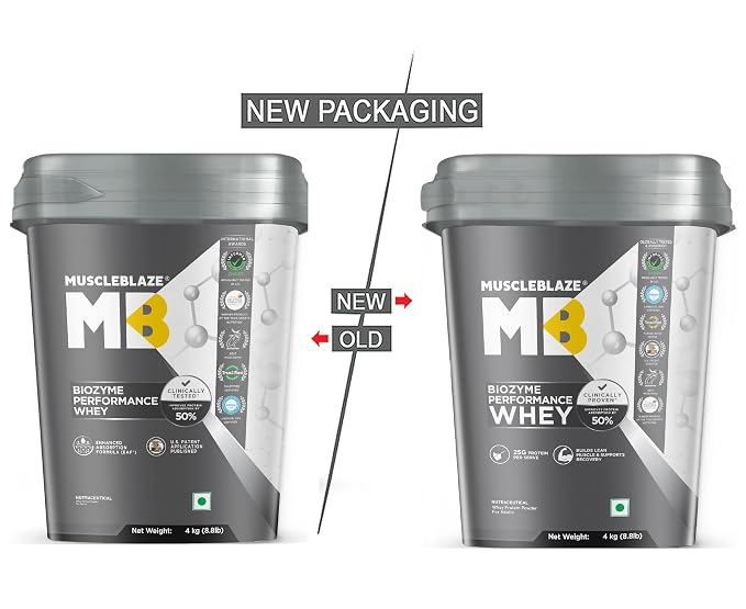 MUSCLEBLAZE BIOZYME PERFORMANCE WHEY 4 KG TRIPLE CHOCOLATE