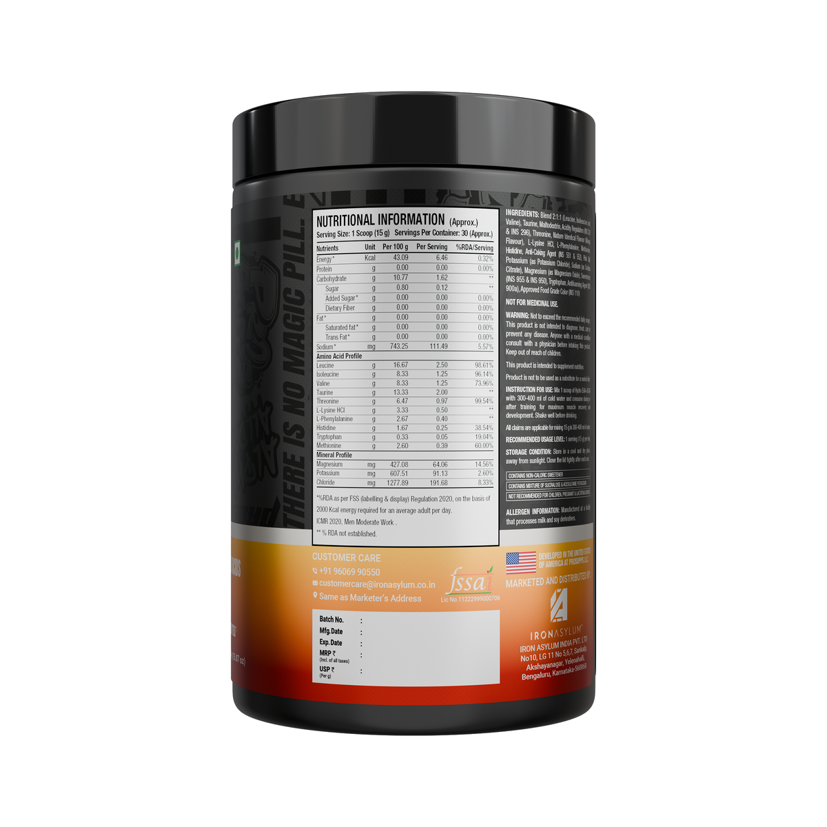 PROSUPPS HYDRO EAA + BCAA 30 SERVINGS 450 GM MANGO
