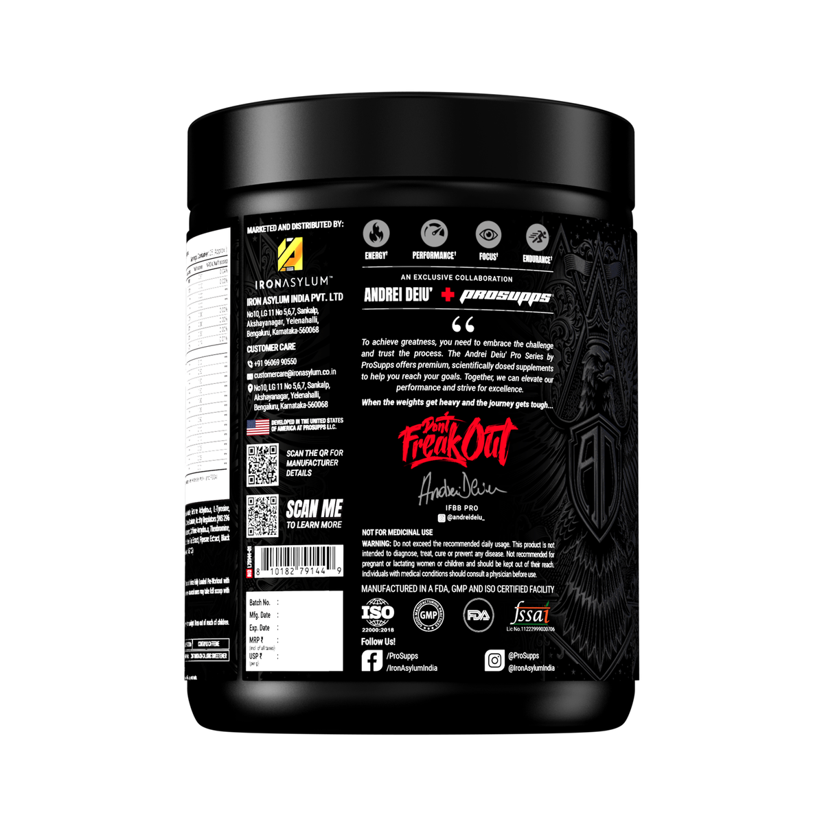 Prosupps Hyde Infinite Pre-Workout 650 Gm Strawberry Watermelon