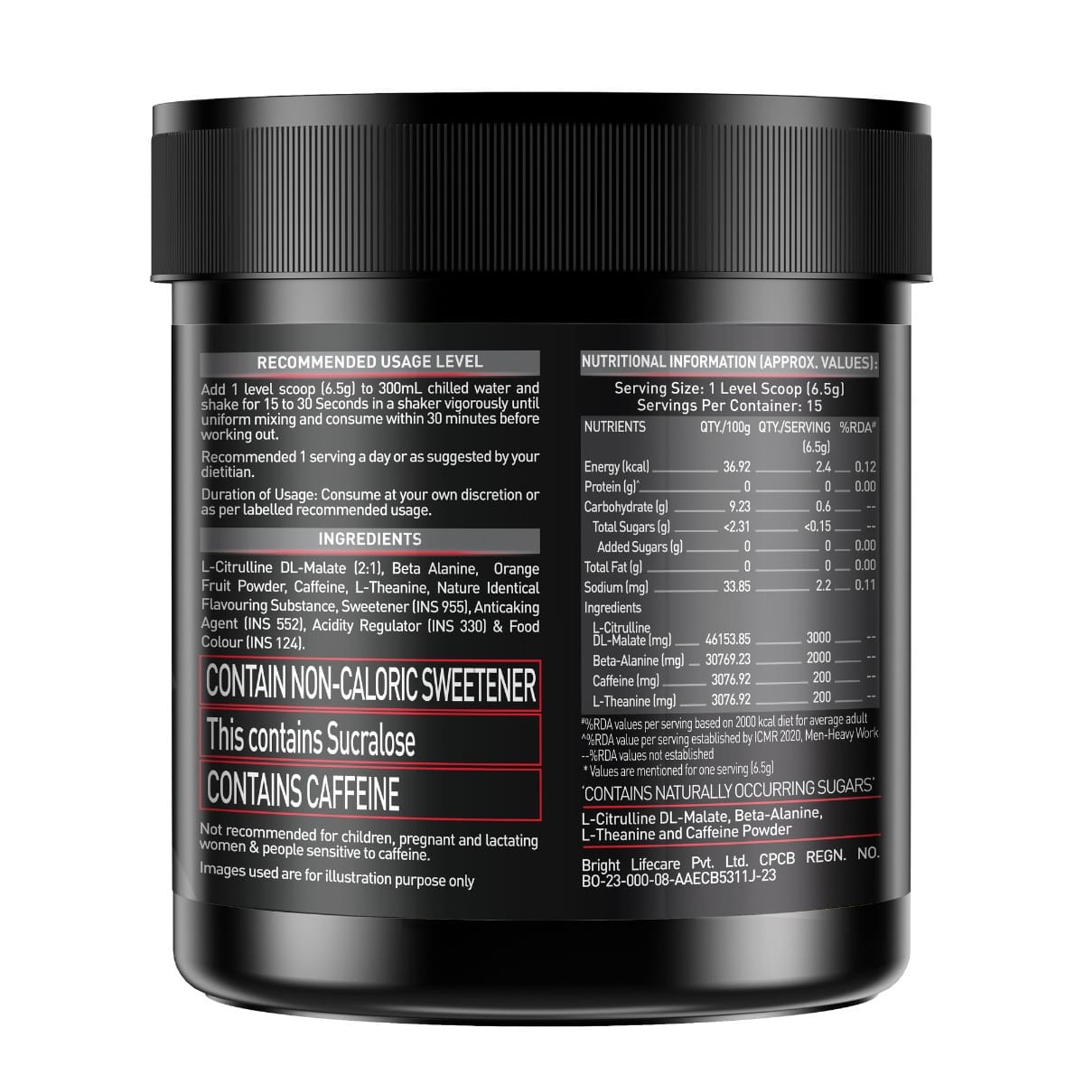 Muscleblaze Pre-Workout 200 Xtreme 100 Gm Fruit Punch