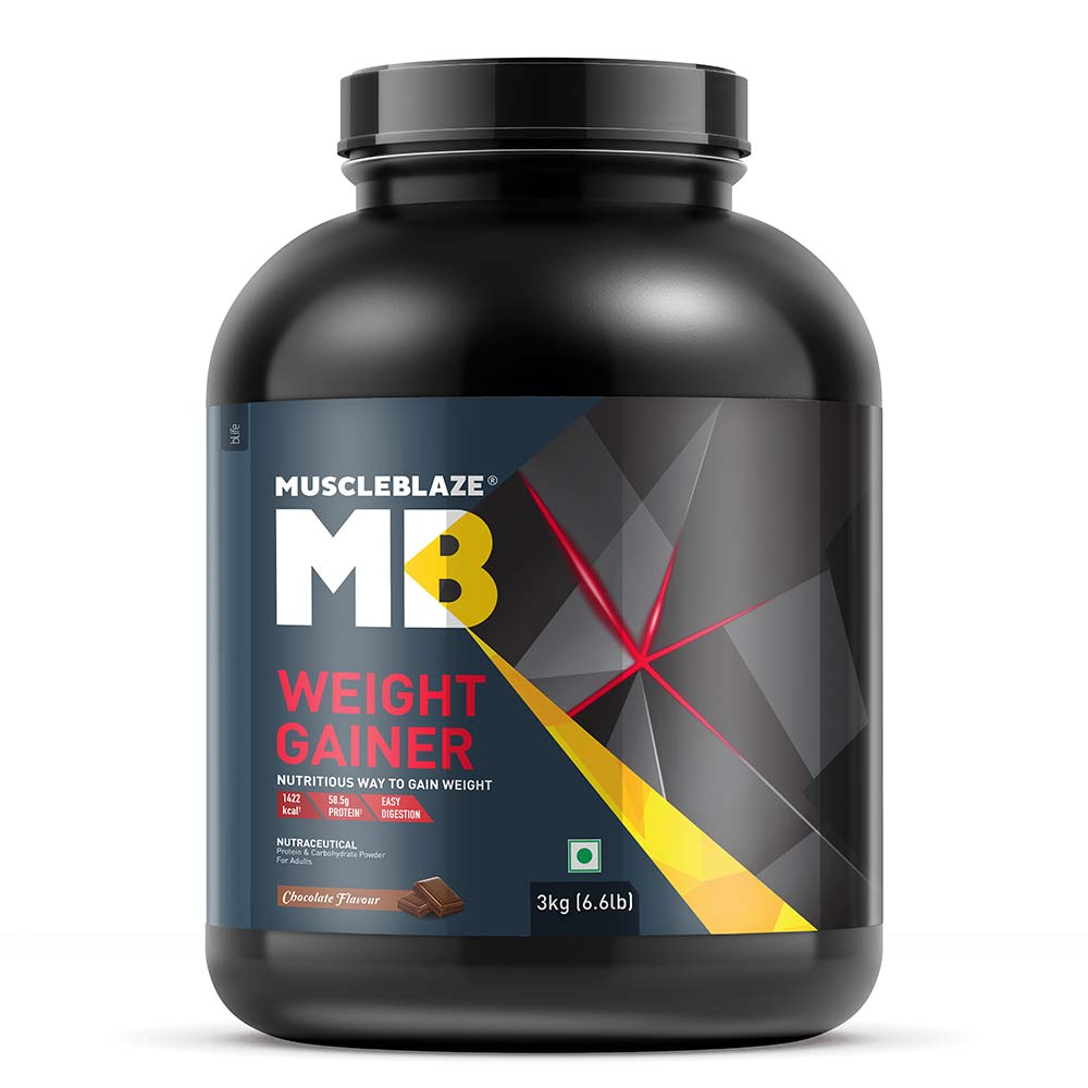 Muscleblaze Weight Gainer 3 Kg Chocolate - Front