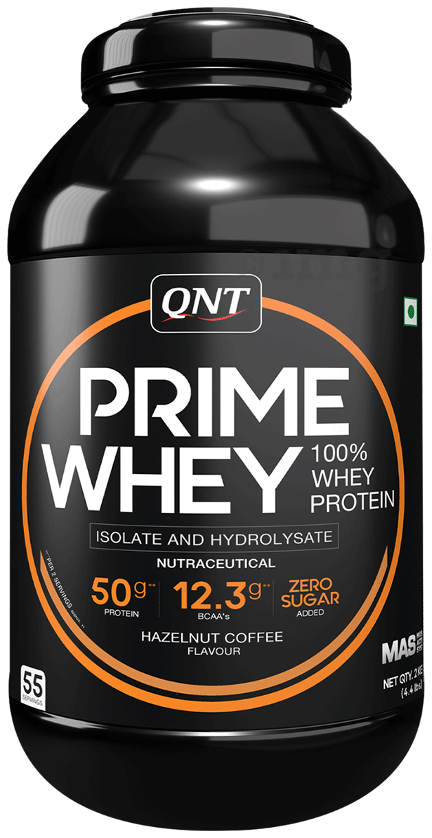 Qnt Prime Whey 2 Kg Hazelnut Coffee - front