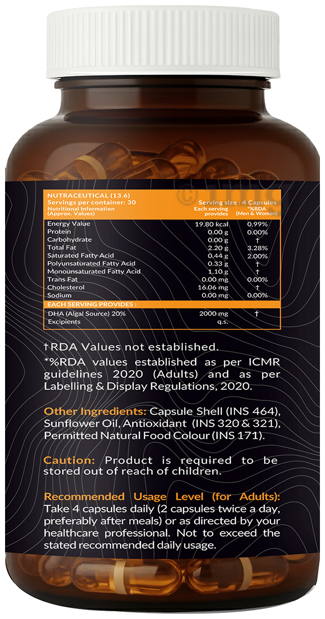 CARBAMIDE FORTE OMEVEG-ULTRA OMEGA-3 VEGETARIAN 2000 MG 120 CAPSULES