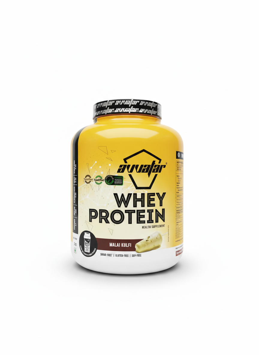 Avvatar Whey Protein 2 Kg Malai Kulfi - front