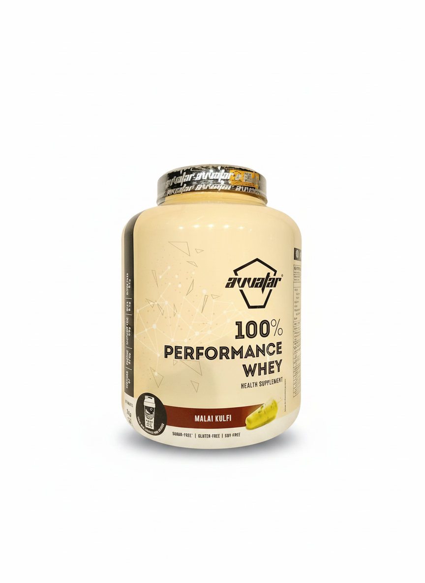 Avvatar 100% Performance Whey 2 Kg Malai Kulfi - front