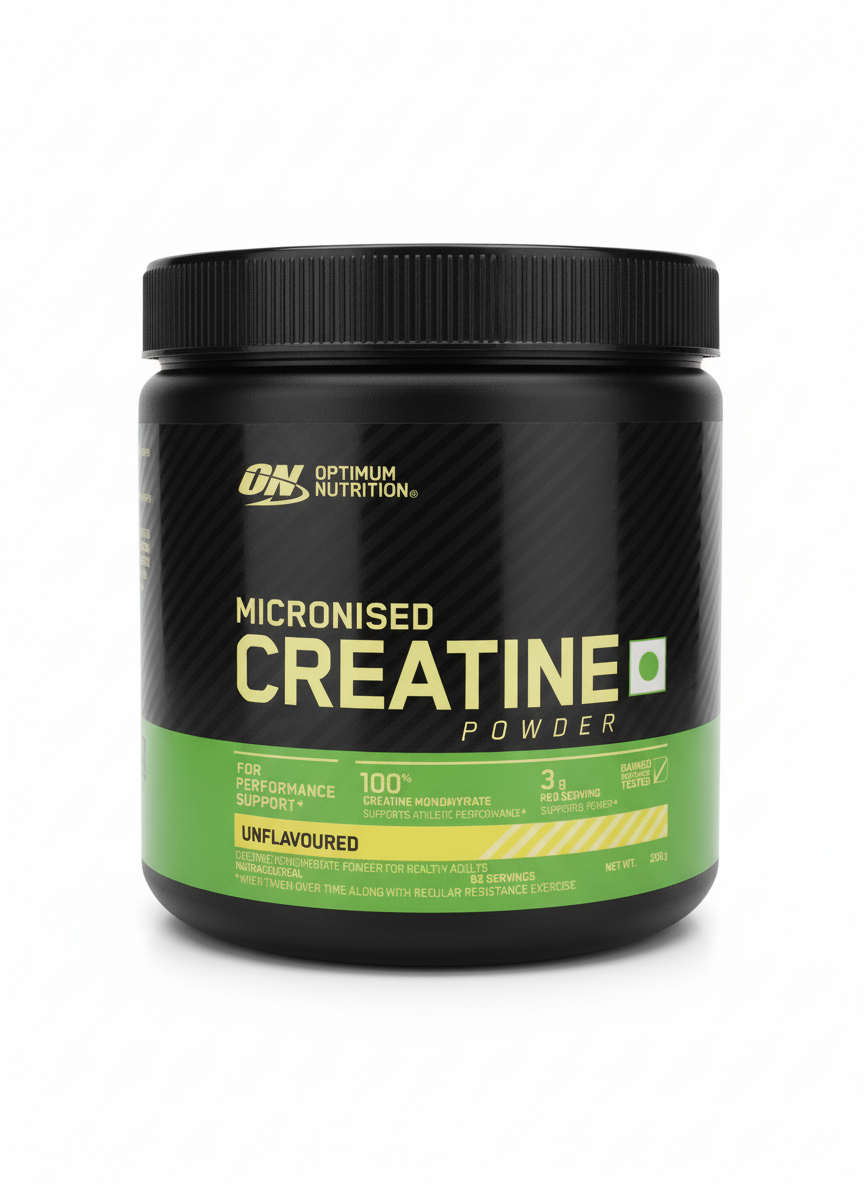 Optimum Nutrition Micronised Creatine 250 Gm Unflavoured - front