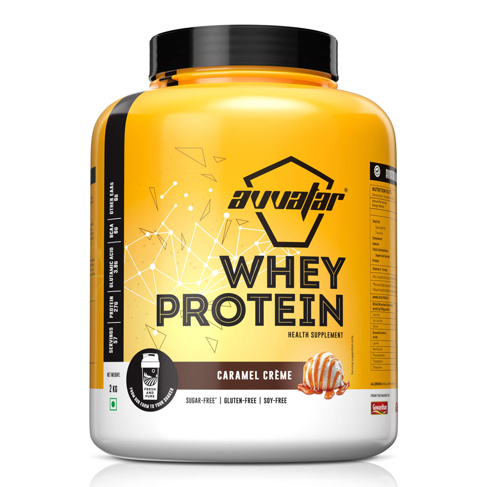 Avvatar Whey 2 Kg Caramel Cream - Front