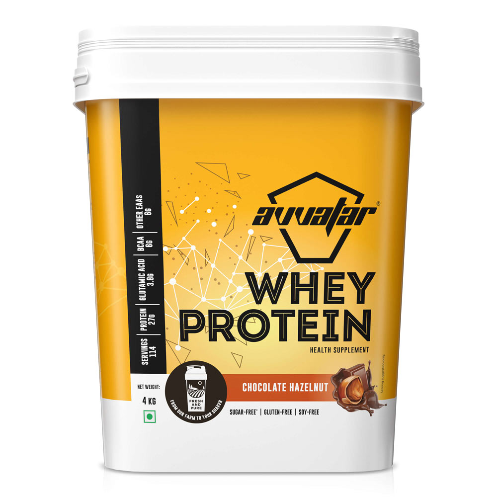 Avvatar Whey 4 Kg Hazelnut Chocolate - Front