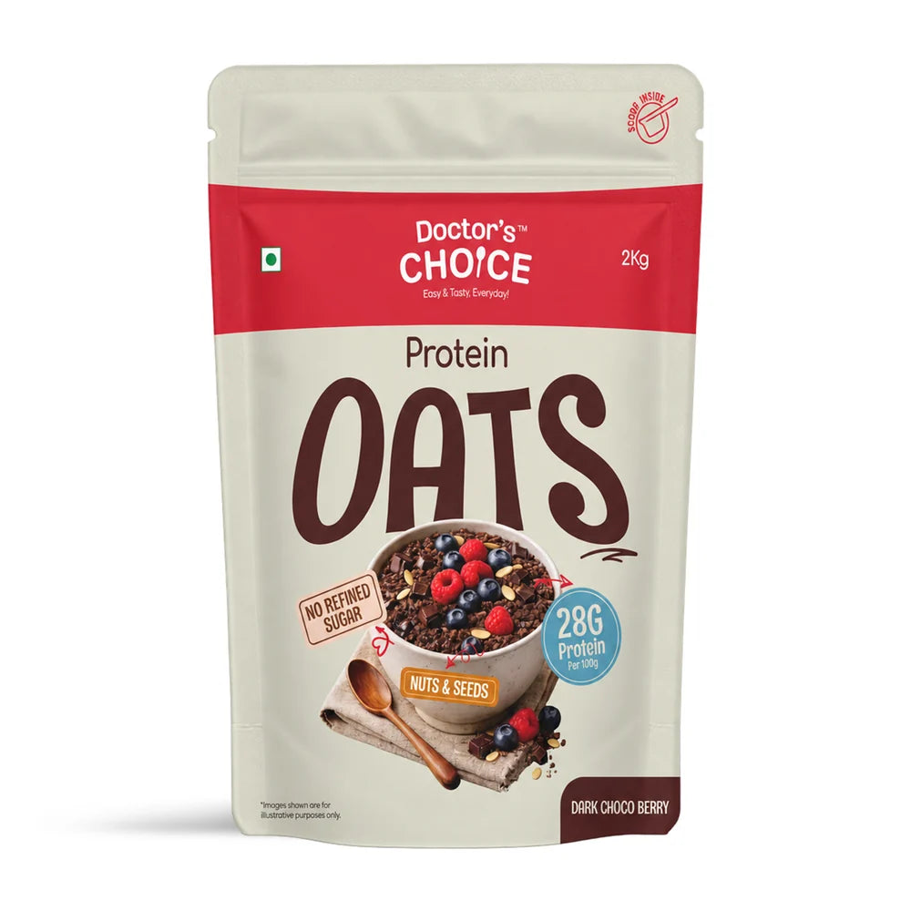 DOCTOR`S CHOICE PROTEIN OATS 2 KG DARK CHOCO BERRY
