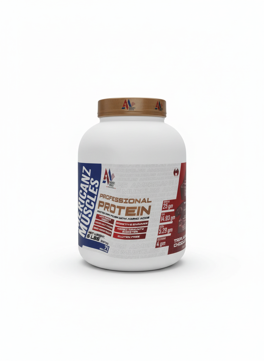 Americanz Muscles Professional Protein 2.27 Kg Triple Chocolate - front
