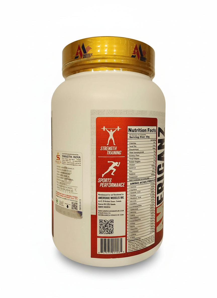 Americanz Muscles Professional Iso Hydro 900 Gm Chocolate Truffle - back