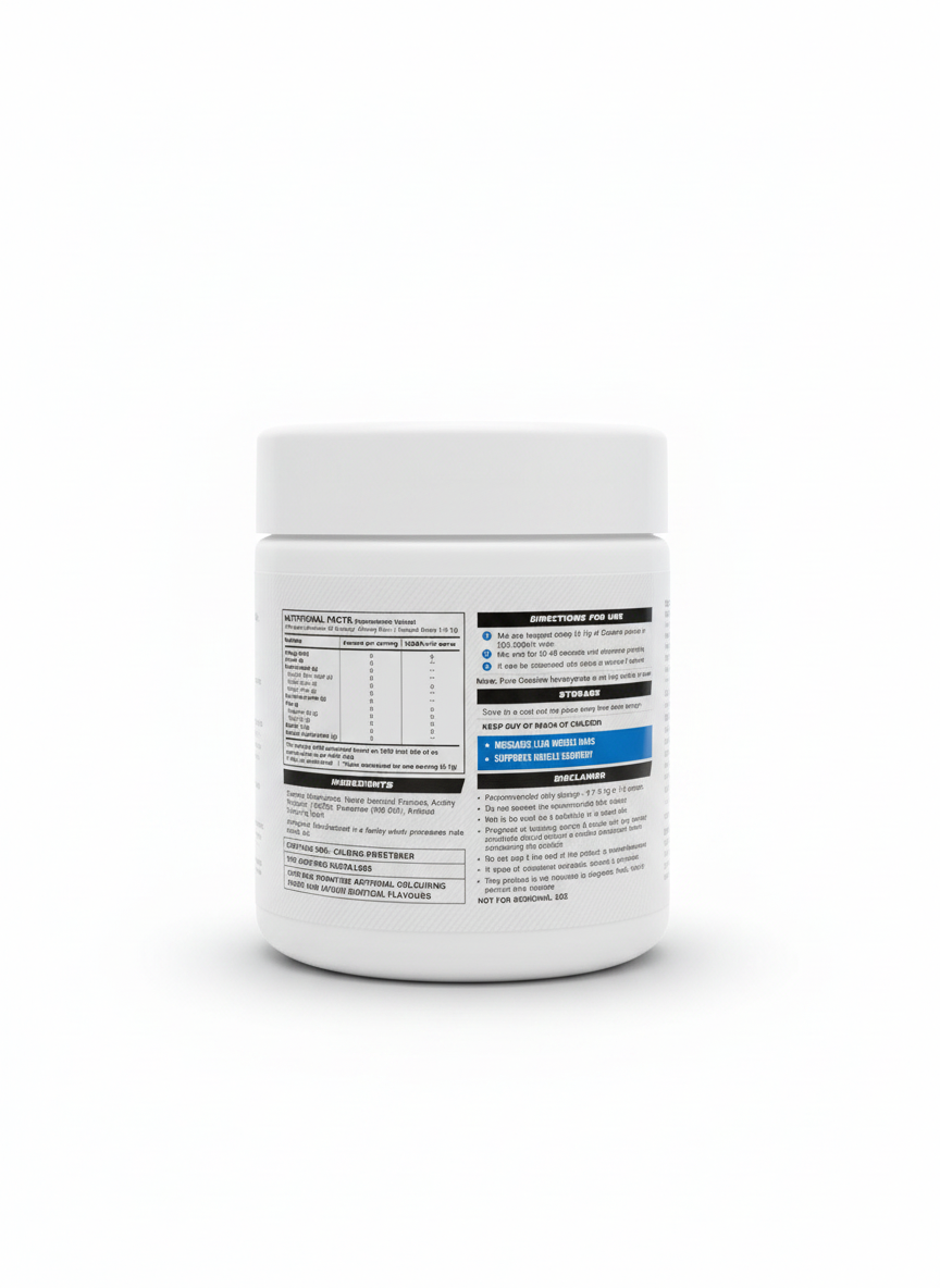 Wellcore Creatine Monohydrate 122 Gm Watermelon Wave - back