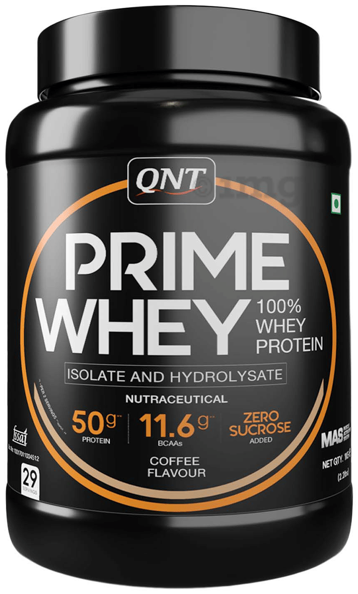 Qnt Prime Whey 1 Kg Coffee - front