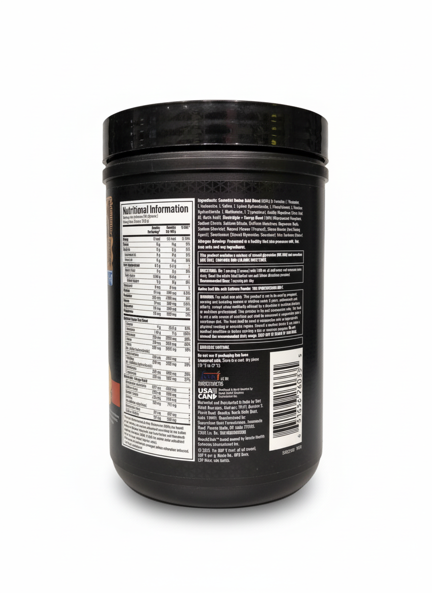 Muscletech Eaa+Energy 387 Gm Tropical Twist - back
