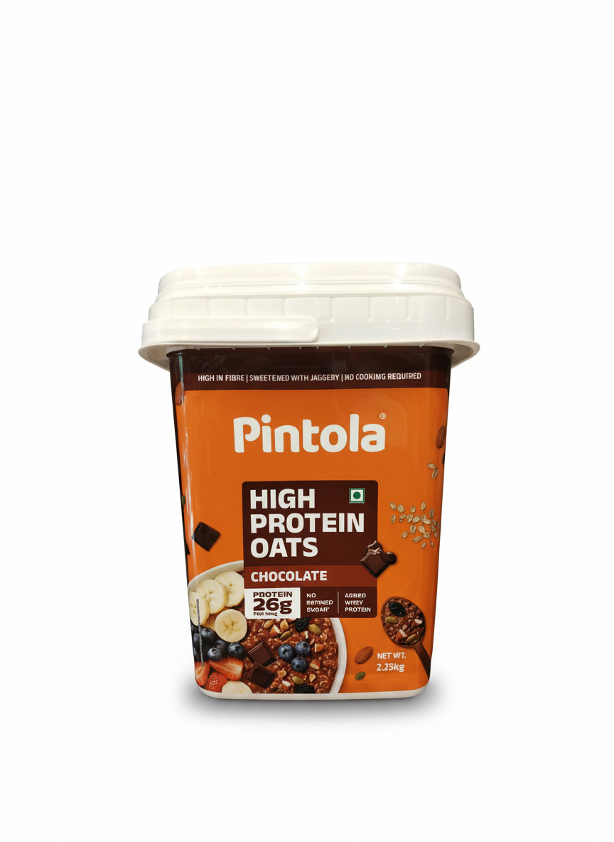 Pintola High Protein Oats 2.25 Kg Chocolate - front