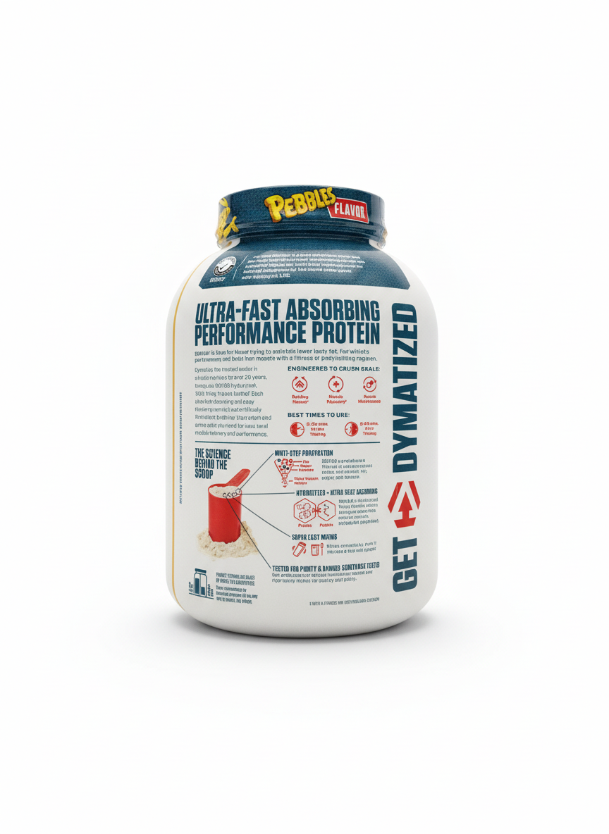 Dymatize Iso 100 Hydrolyzed 2.3 Kg Fruity Pebbles - side